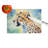 Cheetah Glass Cutting Board Large