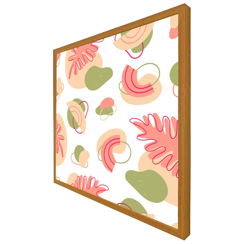 Millston Single Picture Frame Print, 61cm H x 61cm W x 4cm D, Oak