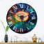 Magically Glowing Dandelion Flowers Seeds III Metal Wall Clock-93383003