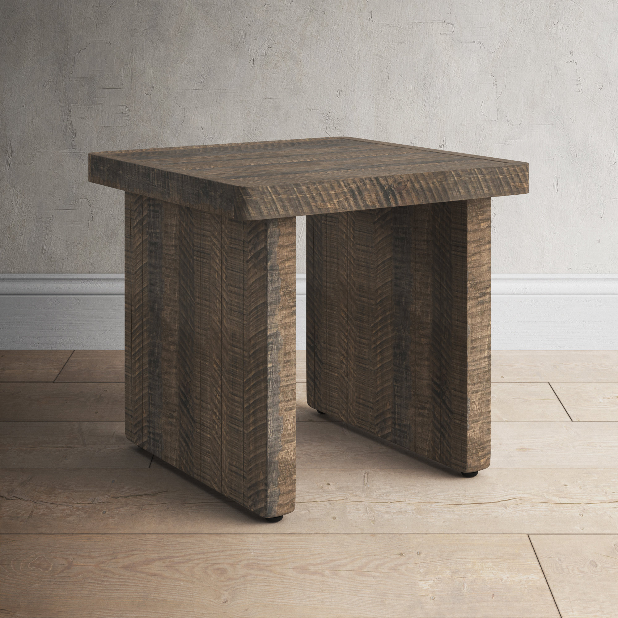 Birch Lane™ Thompkins Solid Wood Sled End Table & Reviews Wayfair