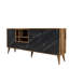 Hommy Craft Unfinished Entertainment Centre with Fireplace Included-105726297