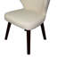 Fauteuil d'appoint 31 "de hauteur" Concave ", crème