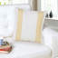Coussin décoratif à rayures 100% coton tissé à la main Coastal-107097153-107097155