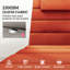 Coussin de chaise longue d'extérieur, UPF50 + coussin de chaise longue en oléfine