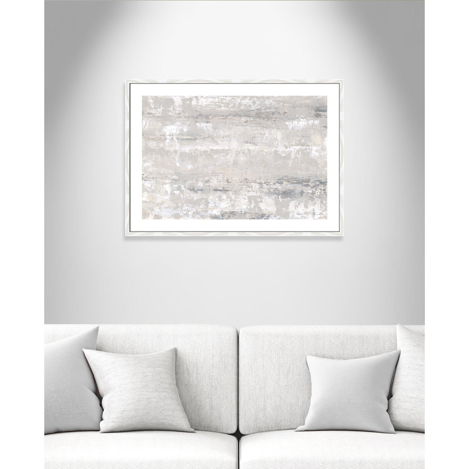 Desert Winds by Filippo Ioco - Print, White Wood Framed Paper, 25.5" H x 35.5" W x 0.75" D