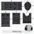 Absorbent Bath Rug Bathroom Mat (Set of 5)-1180213994