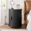 Ensemble de 2 tables de bout rondes avec station de charge LunaSide-2122896047-2130834363