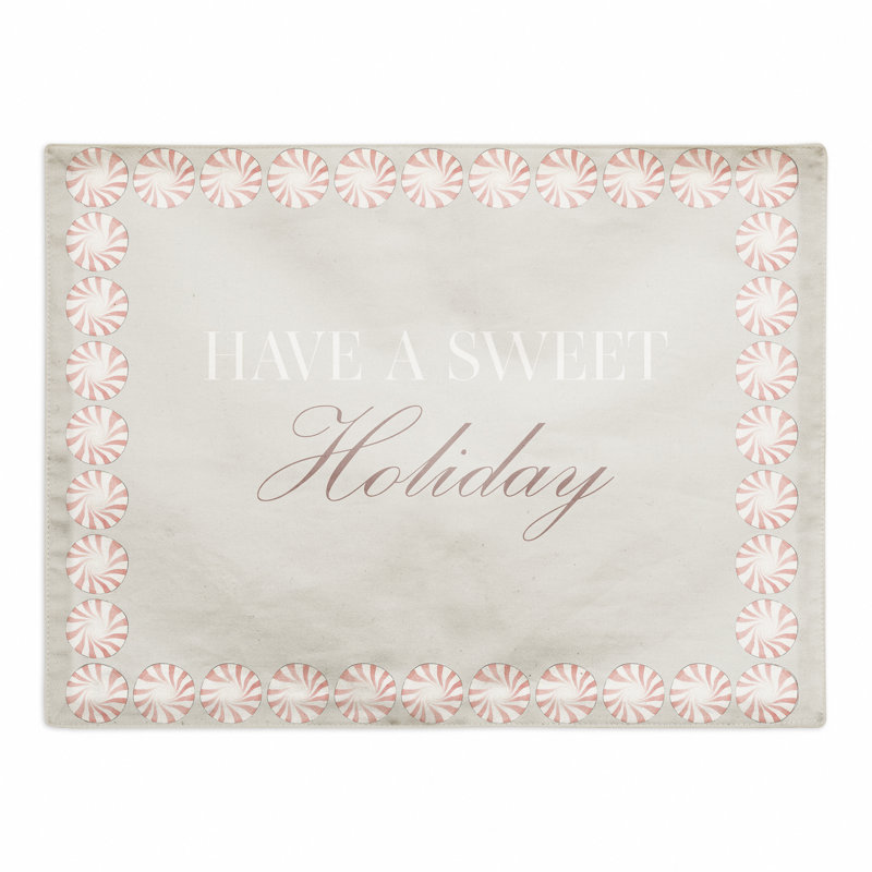 Fredericka Polyester No Pattern Rectangle Placemat