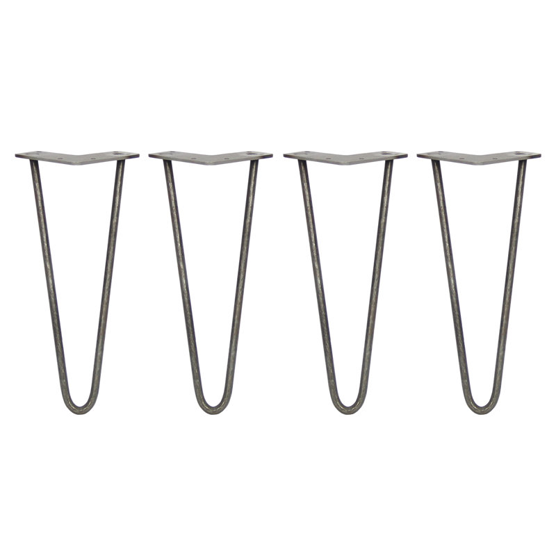 Downend Table Leg, Silver, 30.48cm H x 11cm W x 8cm D