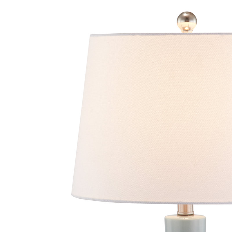 Leithgow Ceramic USB Table Lamp, Blue