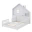 Lit Snug House avec fenêtre, tablettes de chevet et port USB