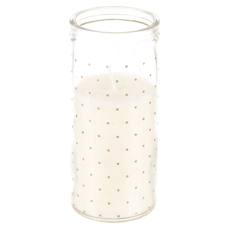 10cm Glass Tabletop Votive Holder, 17cm H x 6.5cm W x 6.5cm D