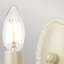 Cline Steel Candle Wall Light-23829594