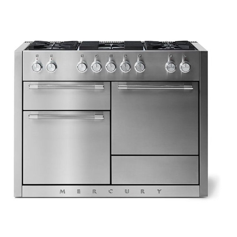 Mercury 48" 6 Cubic Feet Dual Fuel Freestanding Convection Range, Indigo, Dual Fuel