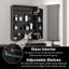 Hellmuth Frameless Medicine Cabinet with Adjustable Shelves and Lighting-97374247-97374246