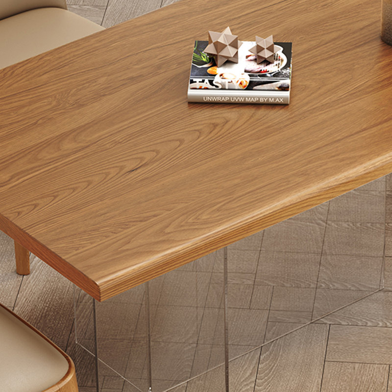 Simple Creative Advanced Sense Ash Wood Table, 29.52"H x 78.74"L x 35.43"W