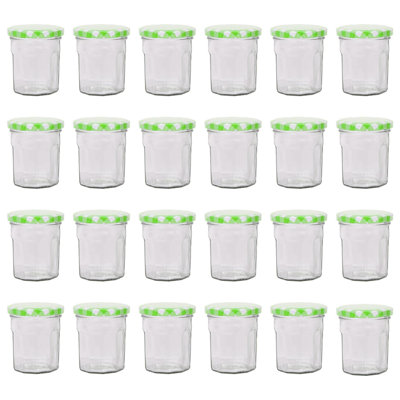 Argon Tableware Glass Jam Jars with Lids
