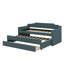 Lit de jour simple tapissier avec couchette et tiroirs-477096240