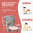 Dingyue Kids 21'' Adjustable Height Desk Or Activity Chair Desk / Activity Chair and Ottoman-1112393568