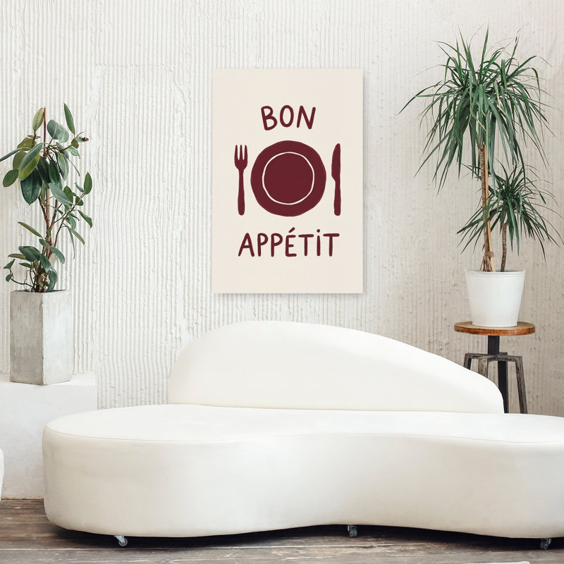 «Rustic Bon Appactit repas», impression d'art mural, 36" H x 24" W
