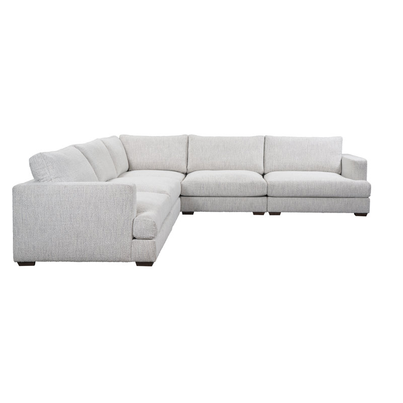 Ludwig 5-piece Upholstered Fabric Sectional Sofa