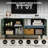 59.06" Sideboard Buffet Cabinet With Adjustable Shelves-308025034