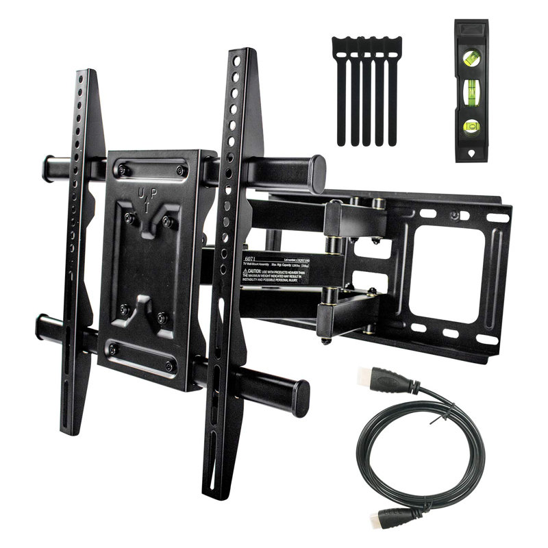 Support de fixation murale à rallonge pour téléviseur à écran plat ACL à DEL OLED, H 17 po x l 17,3 po x P 17,7 po