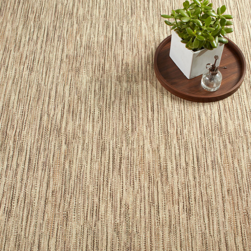 Clay Natural Machine Washable Rug, Rectangle 3' x 5'