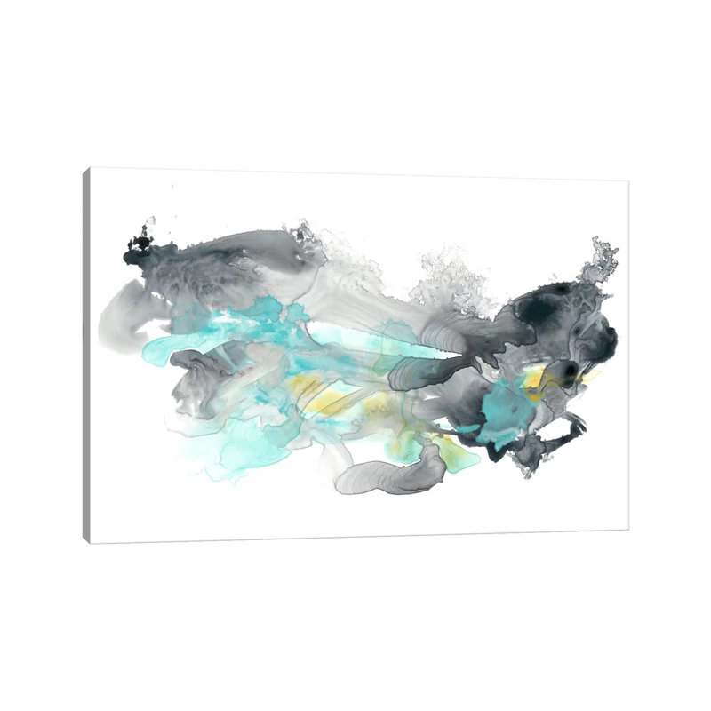 Lunar Veil I by June Erica Vess - Wrapped Canvas Painting, 20.32 cm H x 30.48 cm W