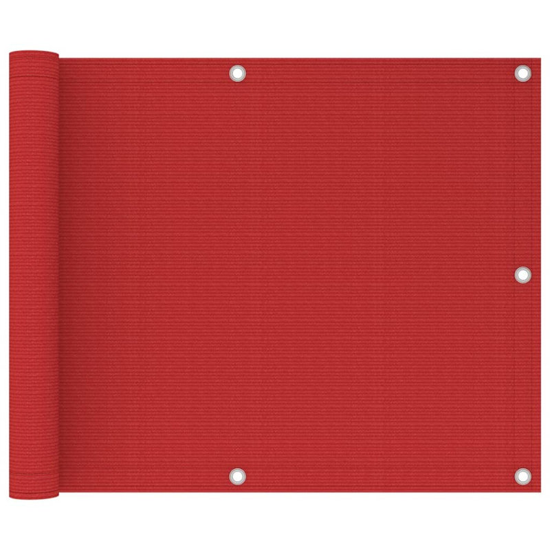 Ceti White Plastic Yard/Privacy Fence, Red