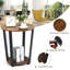 Table de bout ronde 17 étages à 2 étages avec tablette et structure en métal 17 Stories-541056412