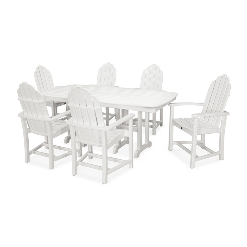 Cape Cod 7-Piece Dining Set, Classic White