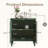 Vintage Accent Cabinet with Floral Hollow-Carved Doors and Adjustable Shelf-1181231912
