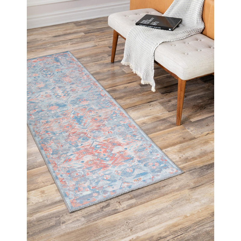 Mayzelle Chenille Oriental Indoor Rug, Runner 2'6" x 12'