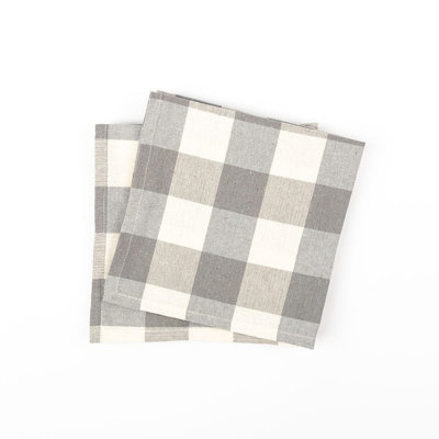 100% Cotton Plaid Square Napkin