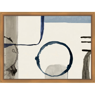 «Fluid Form 3» par Thom Filicia - Peinture encadrée sur papier