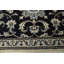 Tapis bleu / vert en laine noué à la main de conception unique 2 pi 4 po x 4 pi 6 po années 2000 Nobleboro