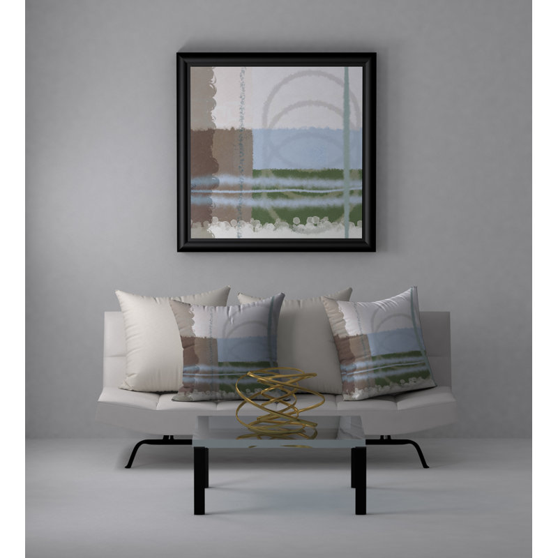 Housse de coussin décorative carrée flair fair, 24" X 24"