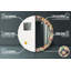 Huldar Glass Flat Wall Mirror