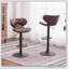 Ensemble de 2 tabourets pivotants réglables Masaccio avec base chromée Airlift-1773401689