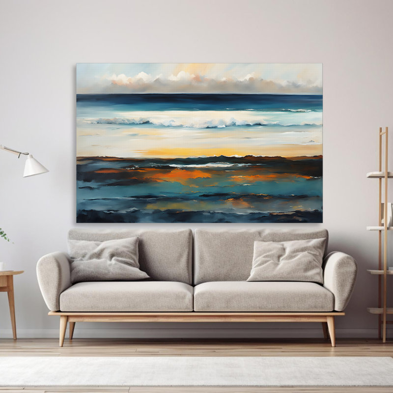 Tide Rushes In, 24" H x 36" W