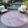 Machine Washable Indoor/Outdoor Cinead ACN1707 Pink Rug