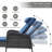 Outdoor Chaise Lounge Chairs for Outside Patio Furniture Wicker Recliner Black Rattan Sunbathing Lounger Adjustable Backrest Pool Reclining Chair-1812599735-1812985165