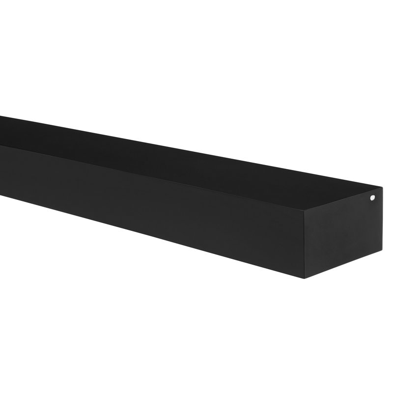 The Tyler 72" Shelf MDF Black Paint, 72", Black