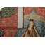 Hand-Knotted High-Quality Rust and Green Area Rug