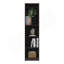 Bibliothèque étroite à 5 tablettes Home