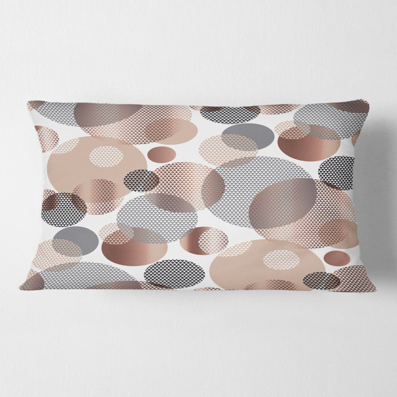 Coussin Circular Abstract Retro