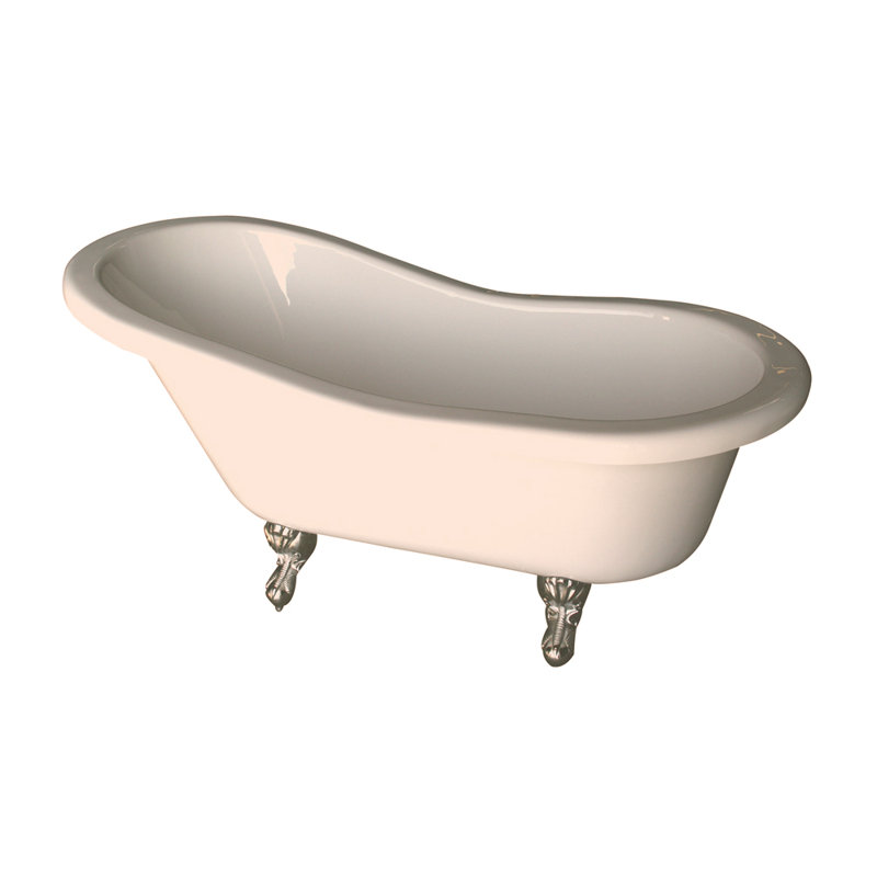 Baignoire de trempage sur pattes 60 "x 30" Fillmore, Bisque, Bisque