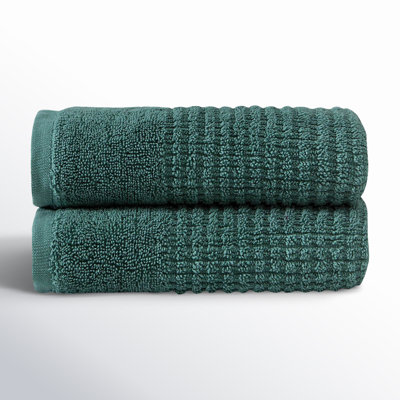 Earline 2-Piece Turkish Cotton Hand Towel Set