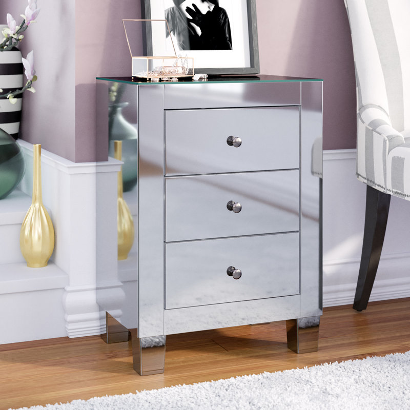 Commode décorative 3 tiroirs Brixton